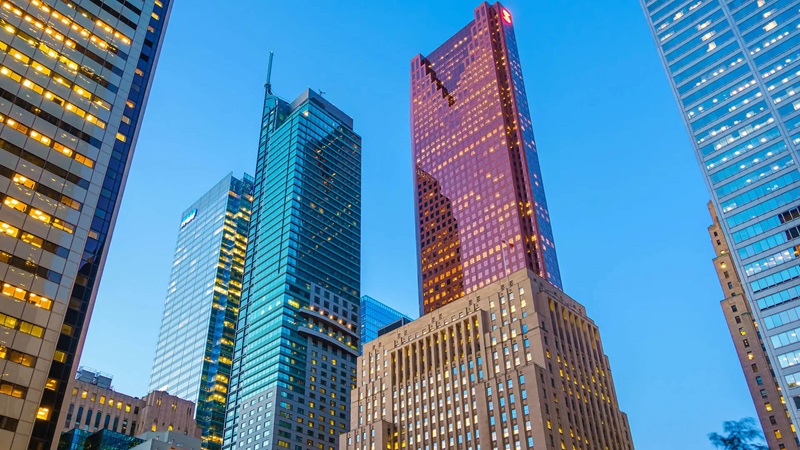 Toronto Skyscraper-skyline-Financial-District