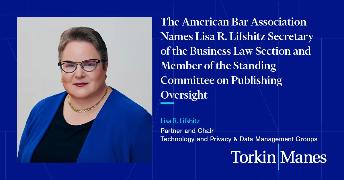 The American Bar Association Names Lisa R. Lifshitz Secretary of the ...