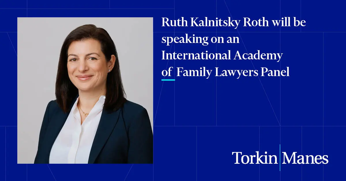 Ruth Kalnitsky Roth will be speaking on an International Academy of ...